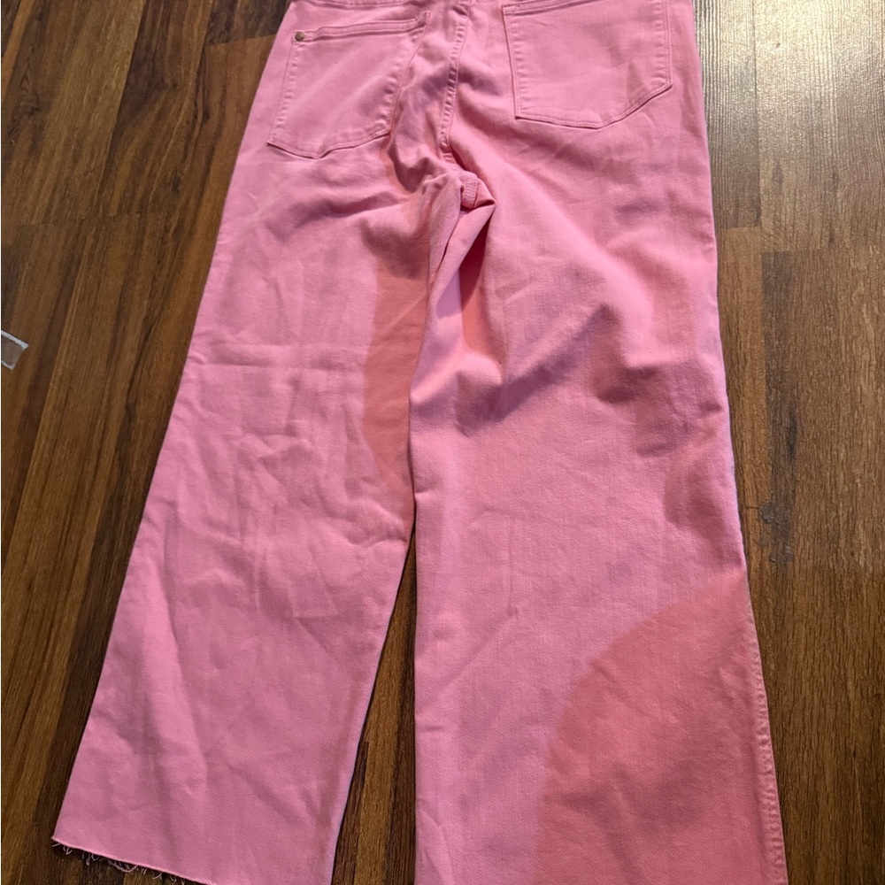 Pink Women's Wide-Leg Pants